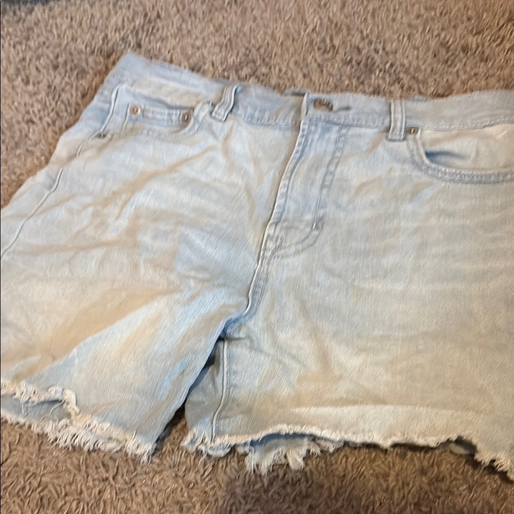 Light Blue Denim Women's Shorts